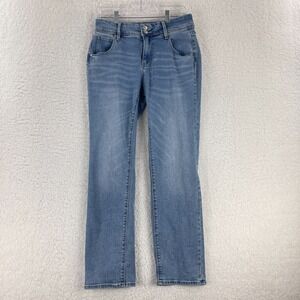 Hudson Jeans Womens Size‎ 4 Blue Denim Mid-Rise Bootcut Casual Flap Pockets